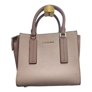 Michael Kors Blush Satchel with Gold Accents